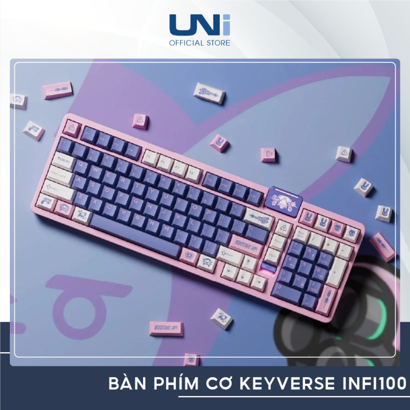 Bàn Phím Cơ Không Dây Keyverse INFI100 - Bàn Phím Cơ Nhôm CNC | Layout ...