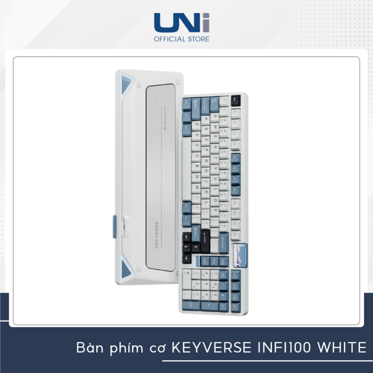 Bàn Phím Cơ Không Dây KEYVERSE INFI100 WHITE MOUTAIN - WHITE FLASH ...