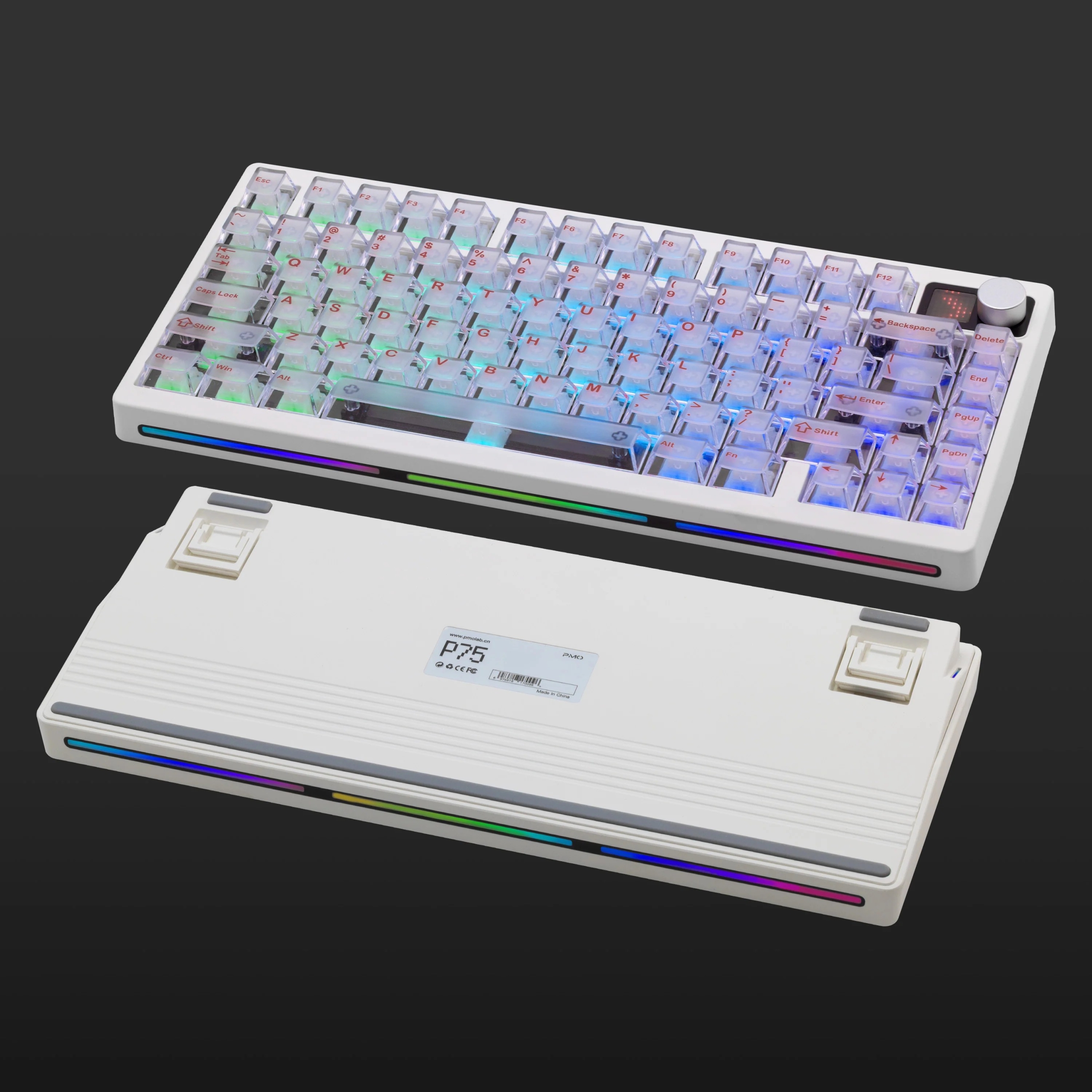 Side profile displaying the sleek chassis and ergo